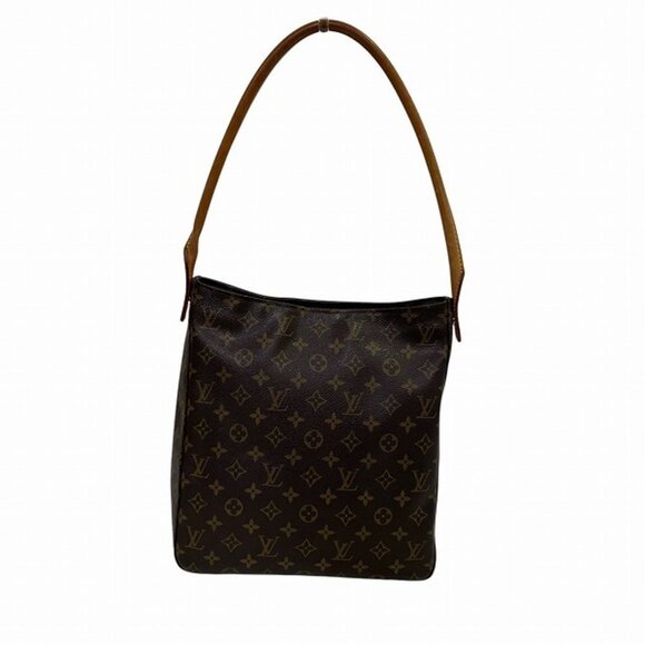 LOUIS VUITTON Brown Monogram Looping GM Shoulder Bag - Picture 1 of 9